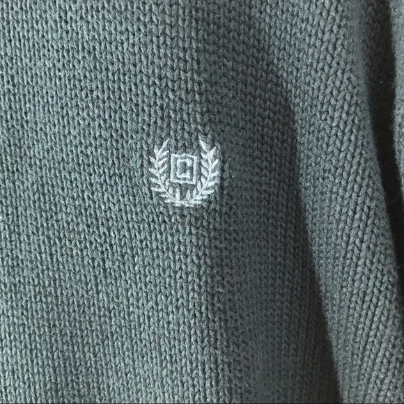 Chaps Black 1/4 Zip Black Sweater - Picture 2 of 3